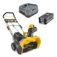 Купити Снігоприбирач акумуляторний безщітковий STIGA ST8051AE + 1111-9310-01 + 1111-9311-01 Україна Київ. Офіційний фірмовий магазин Стіга. Садовий інструмент та техніка 